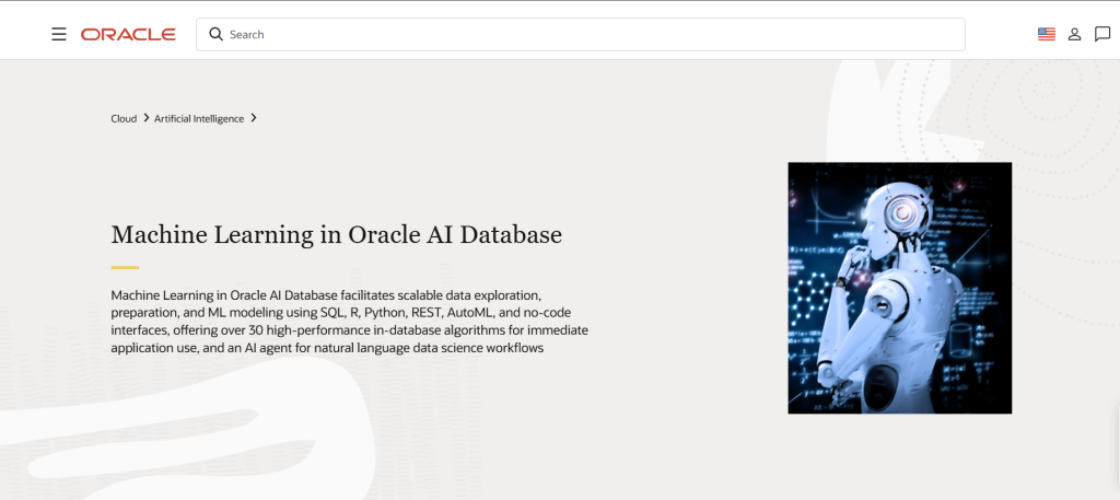 Oracle Machine Learning