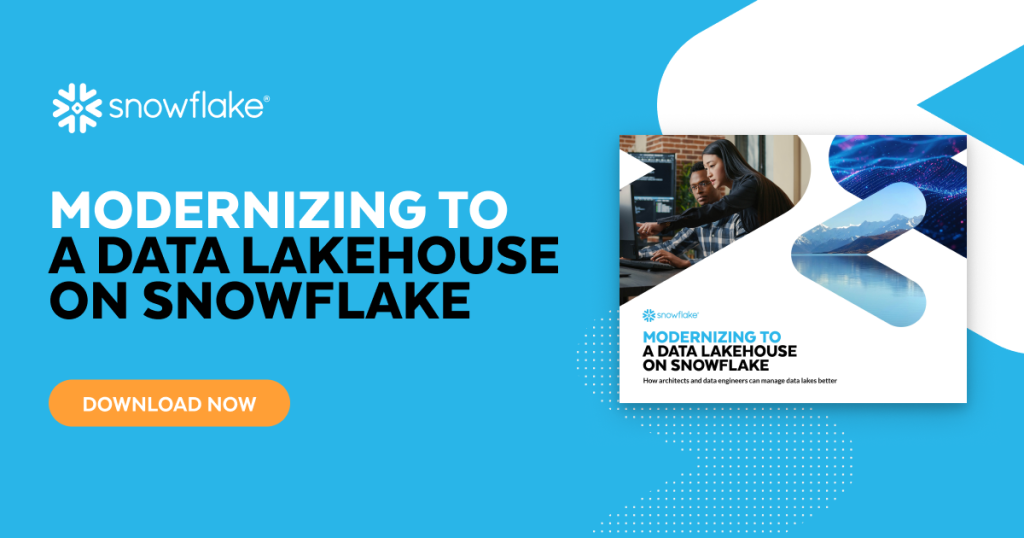 Snowflake Lakehouse Architecture