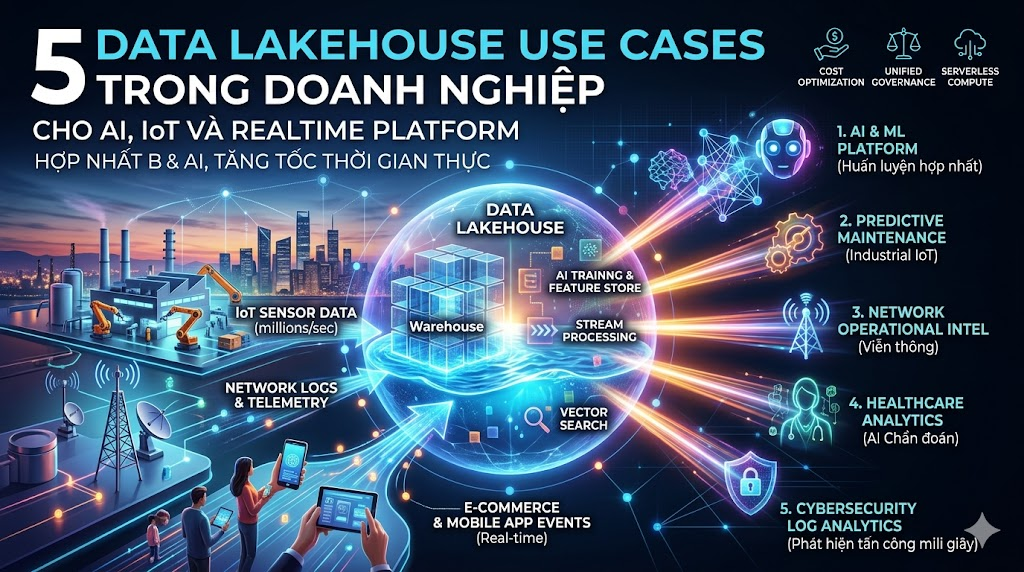 Data Lakehouse use cases trong doanh nghiệp