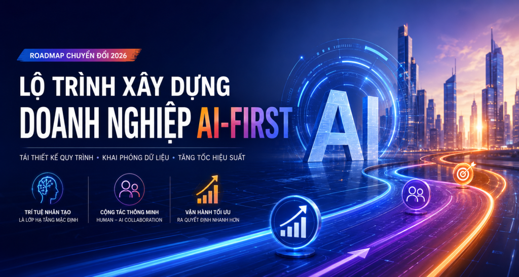 Lộ trình xây dựng doanh nghiệp ai-first