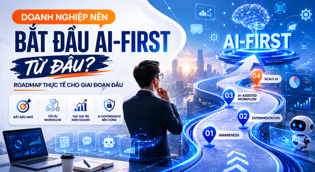 Doanh nghiệp nên bắt đầu AI-first từ đâu
