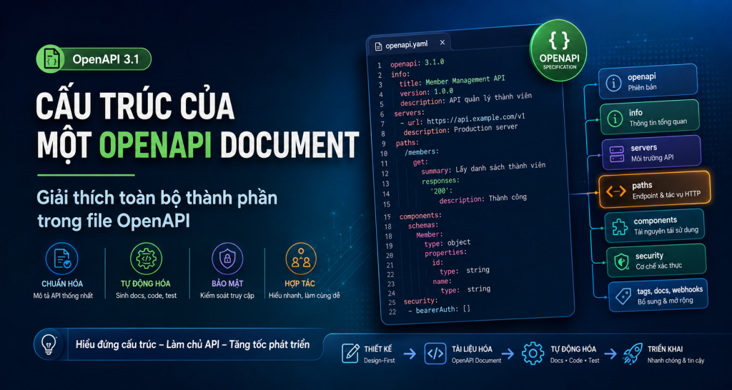 Cấu trúc của một OpenAPI Document