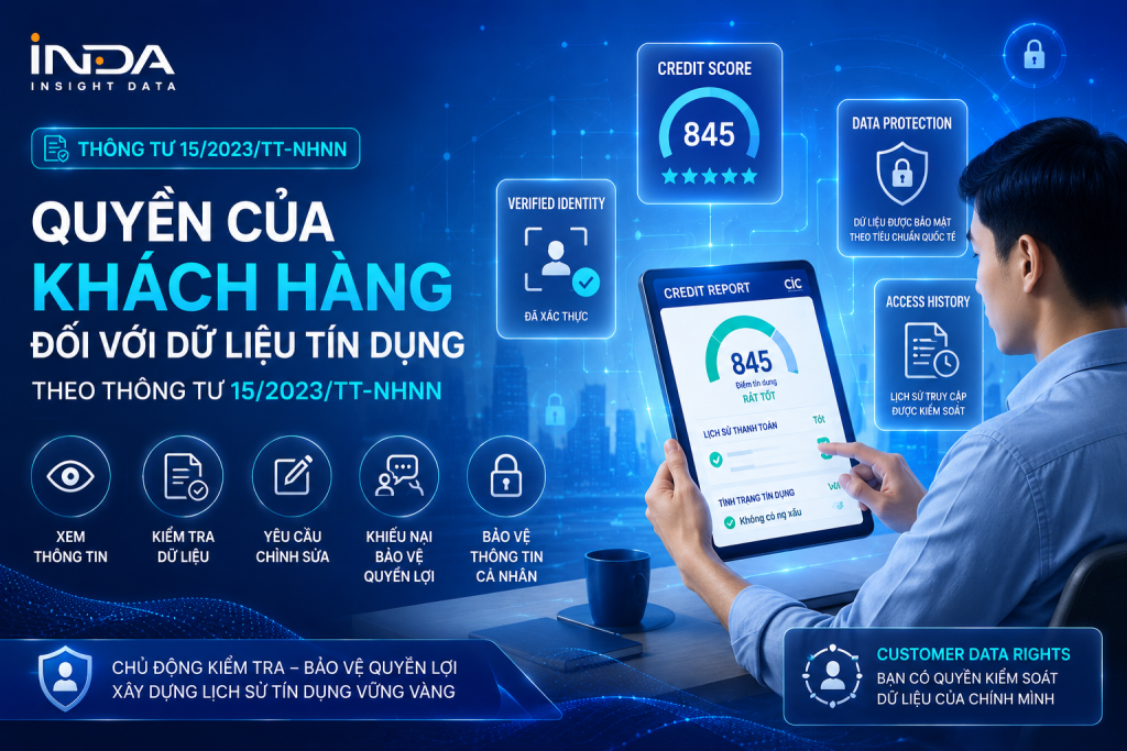 Quyền của khách hàng đối với dữ liệu tín dụng theo thông tư 15/2023/TT-NHNN