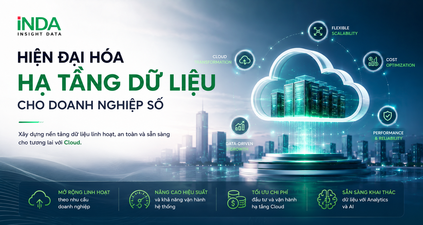 Chuyển đổi lên nền tảng đám mây Cloud.
