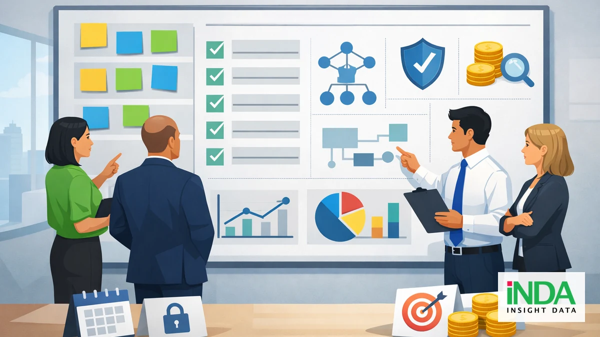 Checklist quản trị dữ liệu Oracle AIDP: Metadata, Lineage và tuân thủ - minh họa khái niệm