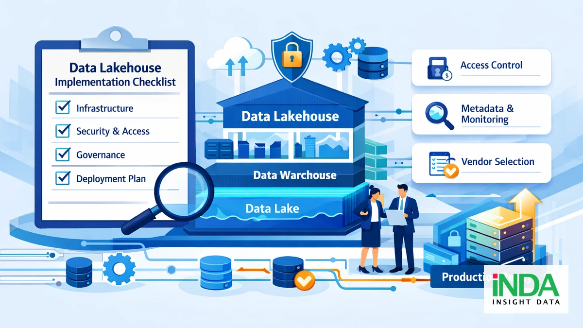 Checklist triển khai Data Lakehouse: hạ tầng, bảo mật và chọn nền tảng - quy trình đánh giá và triển khai