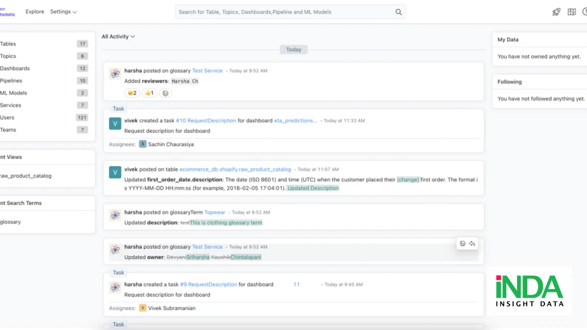 Data Catalog là gì? Giải pháp quản trị và khai thác tài sản dữ liệu cho doanh nghiệp - OpenMetadata + keyword