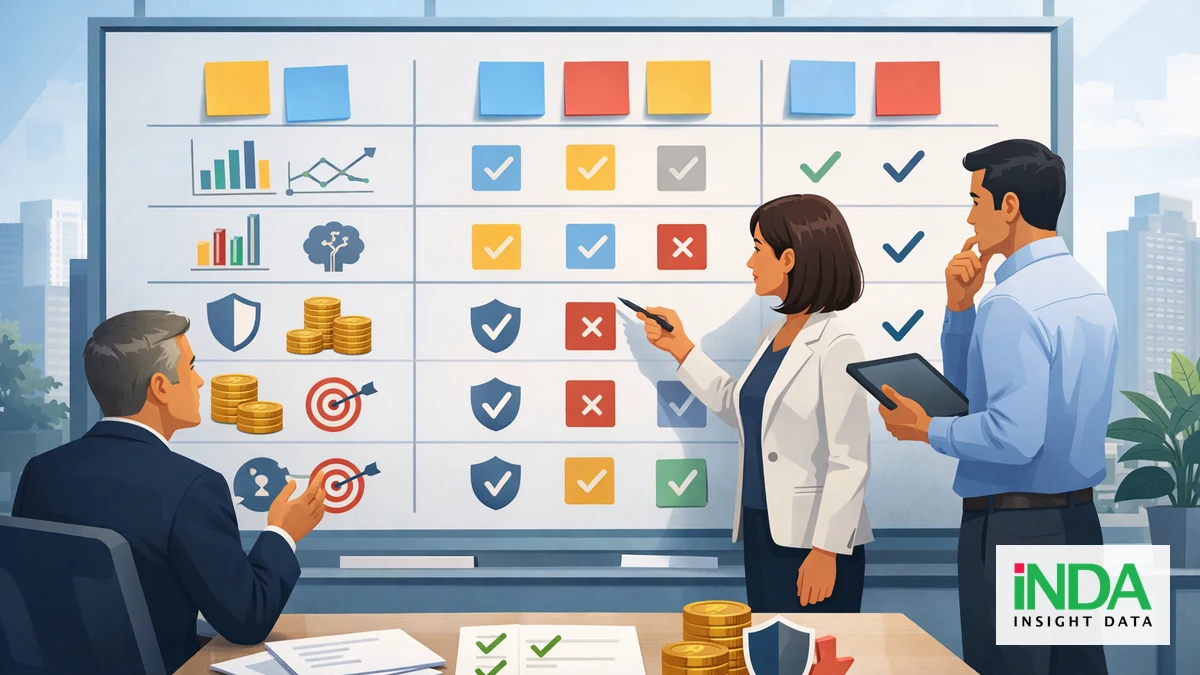 Oracle Analytics vs Power BI Tableau Snowflake cho doanh nghiệp - minh họa khái niệm