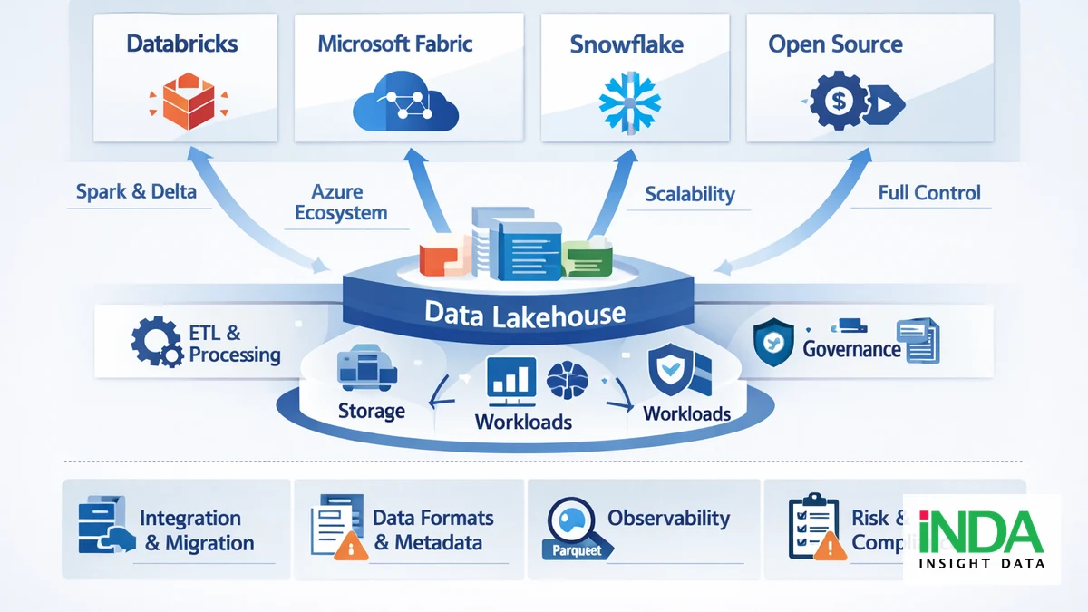 So sánh DataBricks, Microsoft Fabric, Snowflake và Open Source - quy trình đánh giá và triển khai
