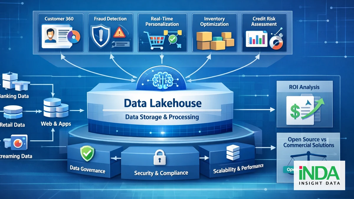 Use case Data Lakehouse cho ngân hàng và bán lẻ: KPI và roi - kiến trúc triển khai