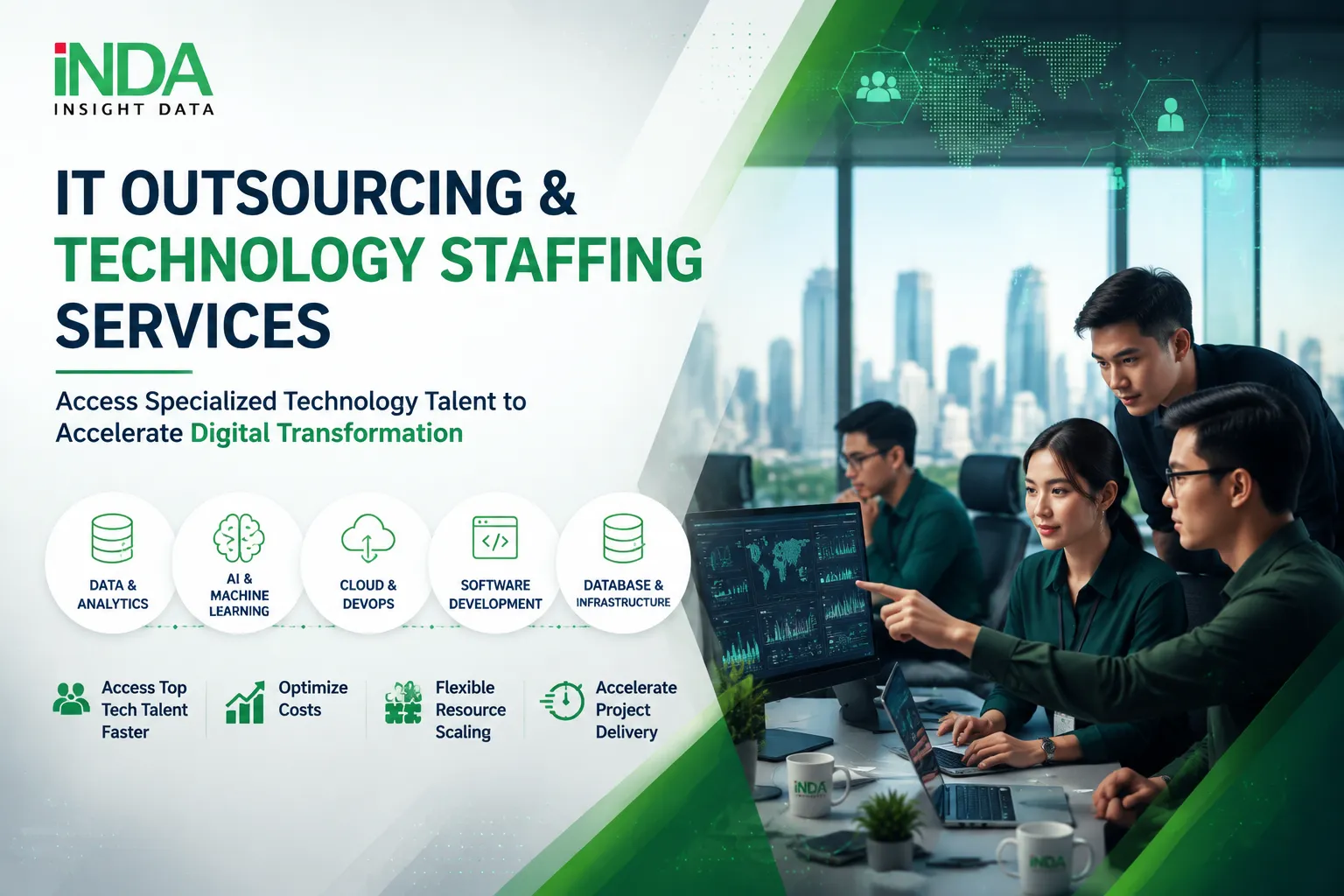 IT Outsourcing and Technology Staffing Services by INDA