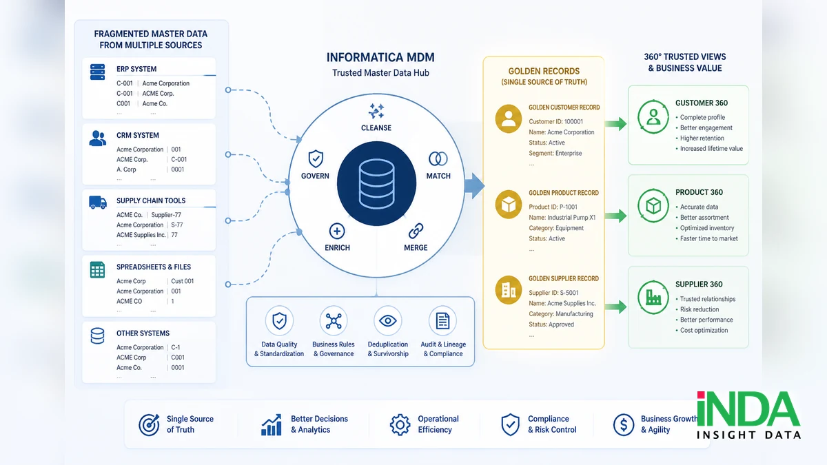 Informatica MDM trong doanh nghiệp dữ liệu lớn: giải pháp tạo lập golden record - tình huống ứng dụng